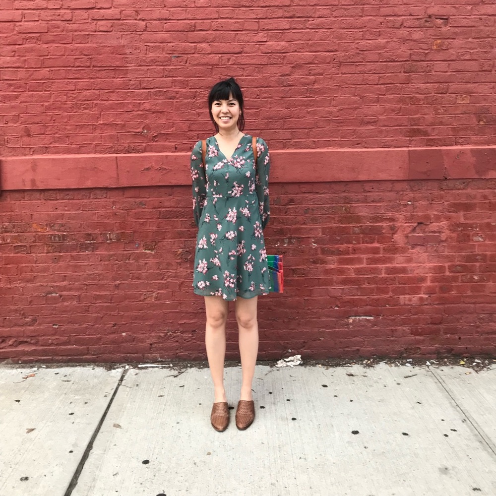 Madewell floral dress